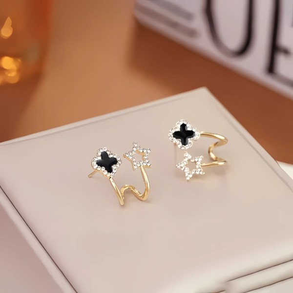 Star and Clover Earings - Image 2